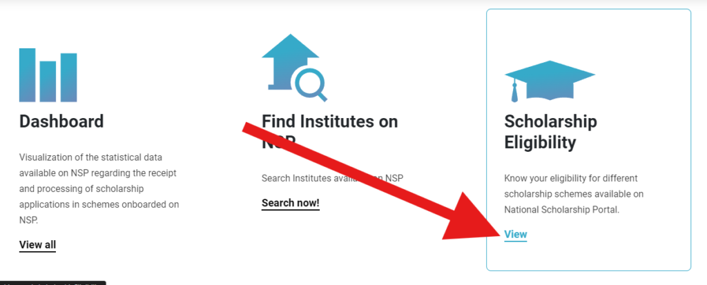 National Scholarship Eligibility
